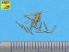 Aber 350L-25 Set of 20 pcs 28 mm (1,1in) L/75Mk.1 barrels for US Navy ships (1:350)